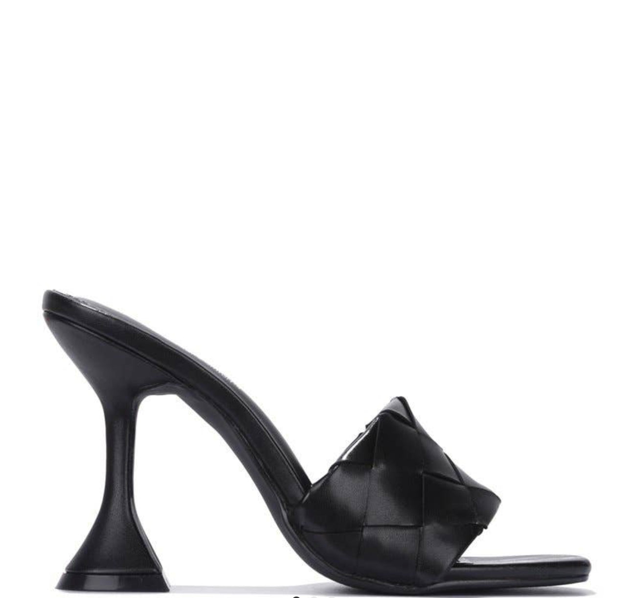 Affection Cape Robin | Basket Weave Square Strapless Heel