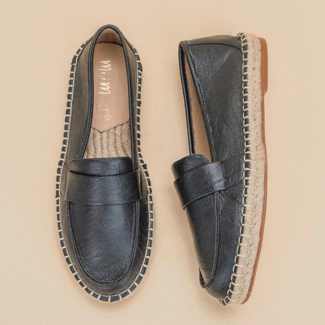 MIIM Loafer Espadrille Flats